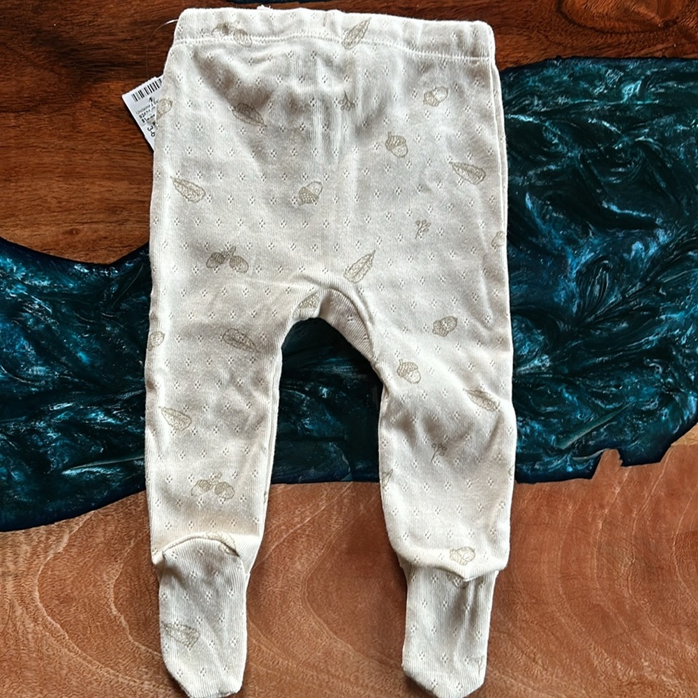 Wilson + Frenchy acorn footed pj pants new with tags boy/girl3-6 months - Picture 3 of 3